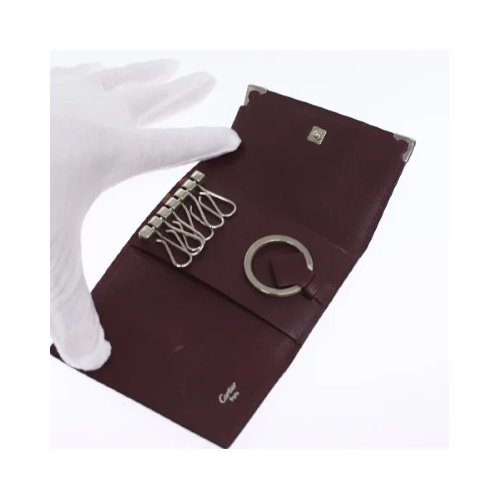 Cartier Vintage Pre-owned Leather key-holders Black Dames