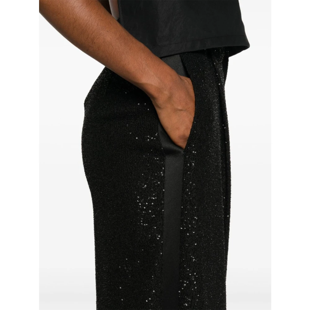 Max Mara Elegante Zwarte Broek Aw24 Black Dames