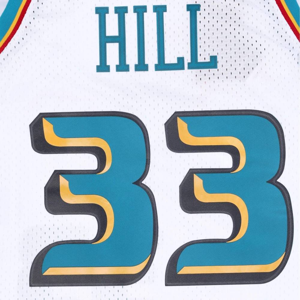 Mitchell & Ness Grant Hill Swingman Jersey Detroit Pistons White Heren