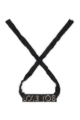 Fabric Plaque Necklace