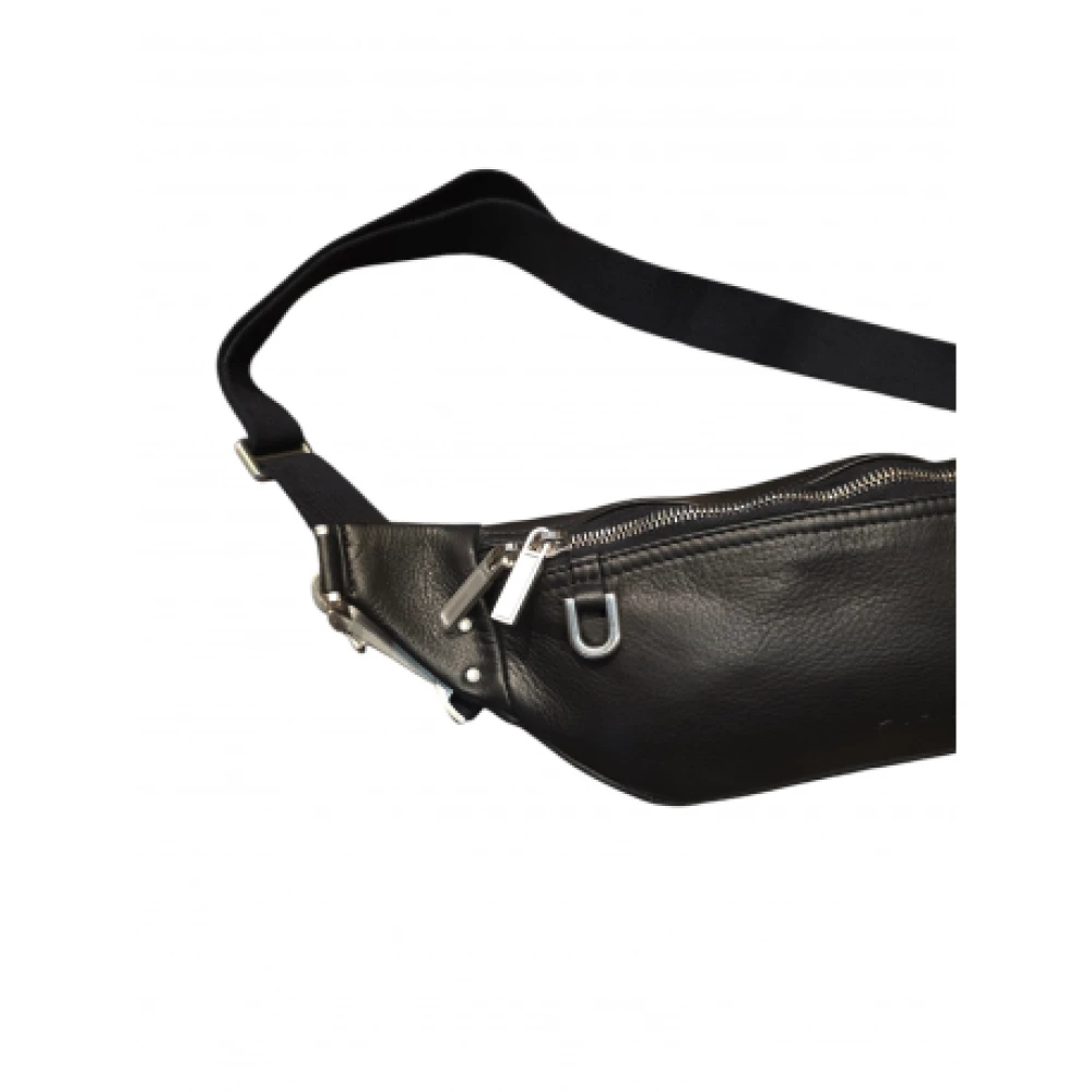 Rick Owens Minimalistische Small Geo Bumbag in Zwart Black Heren