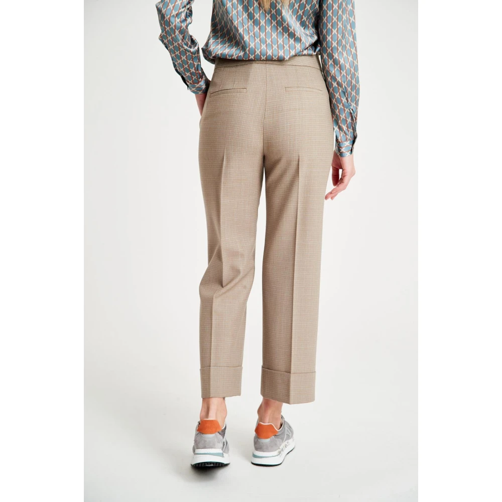 Via Masini 80 Stijlvolle Broek Beige Dames