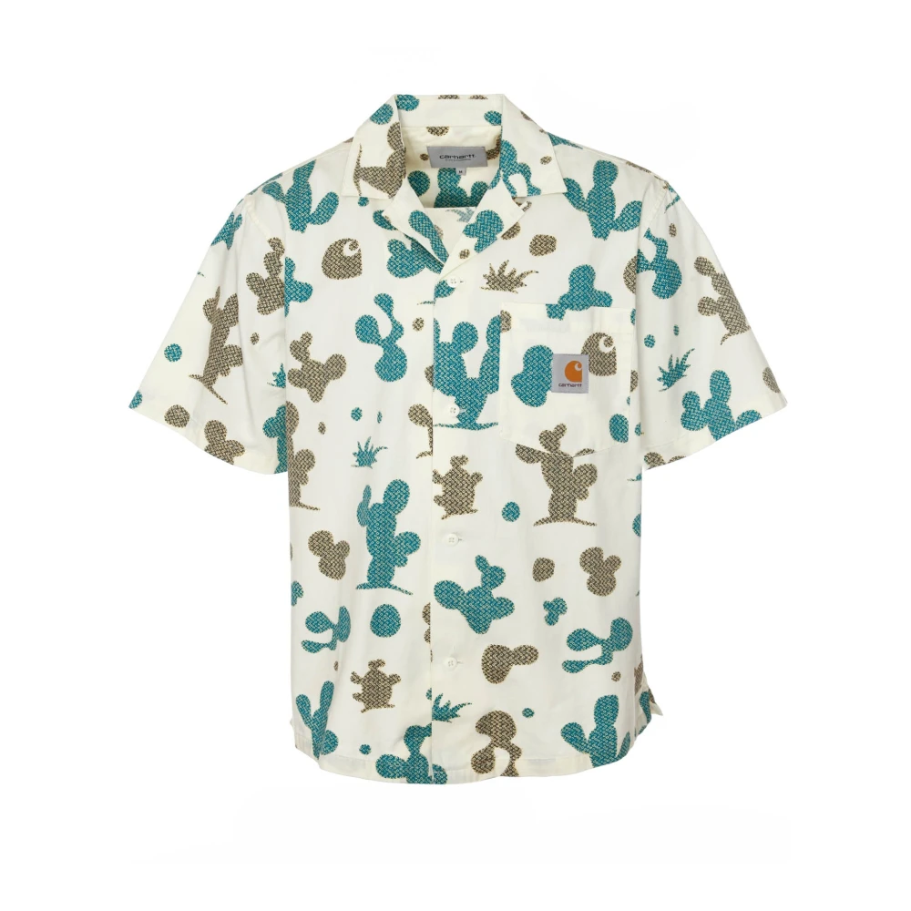 Carhartt WIP Kort overhemd met reverskraag Multicolor Heren