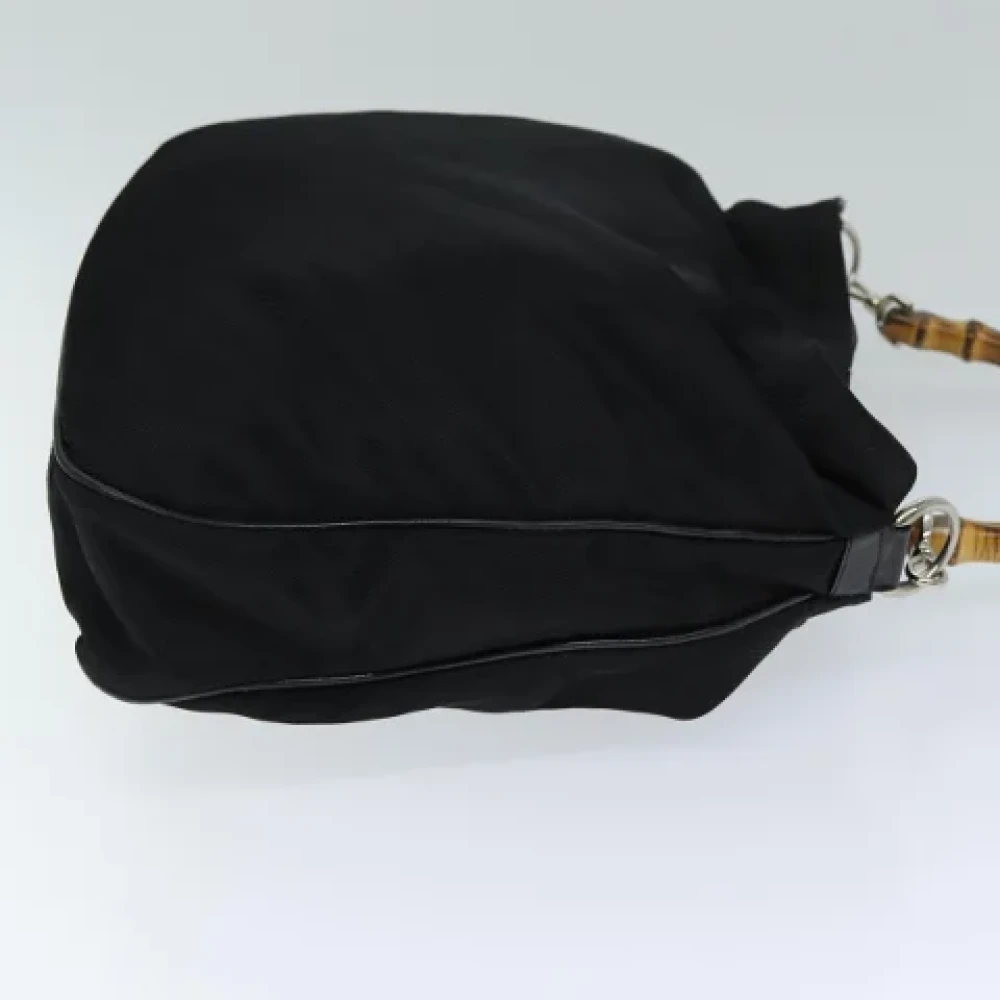 Gucci Vintage Pre-owned Nylon gucci-bags Brown Dames