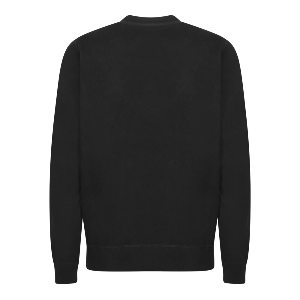 Dell'oglio Zwarte Gebreide Kleding voor Mannen Aw24 Black Heren