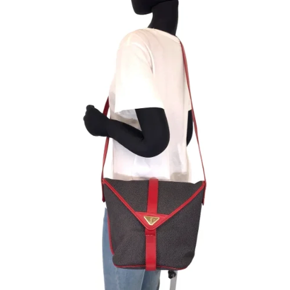 Yves Saint Laurent Vintage Pre-owned Canvas shoulder-bags Gray Dames