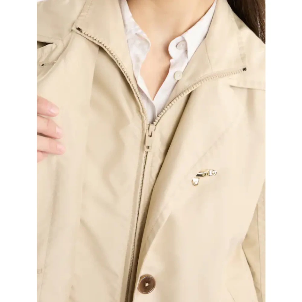 Fay Waterafstotende ochtendjas met ritssluiting Beige Heren