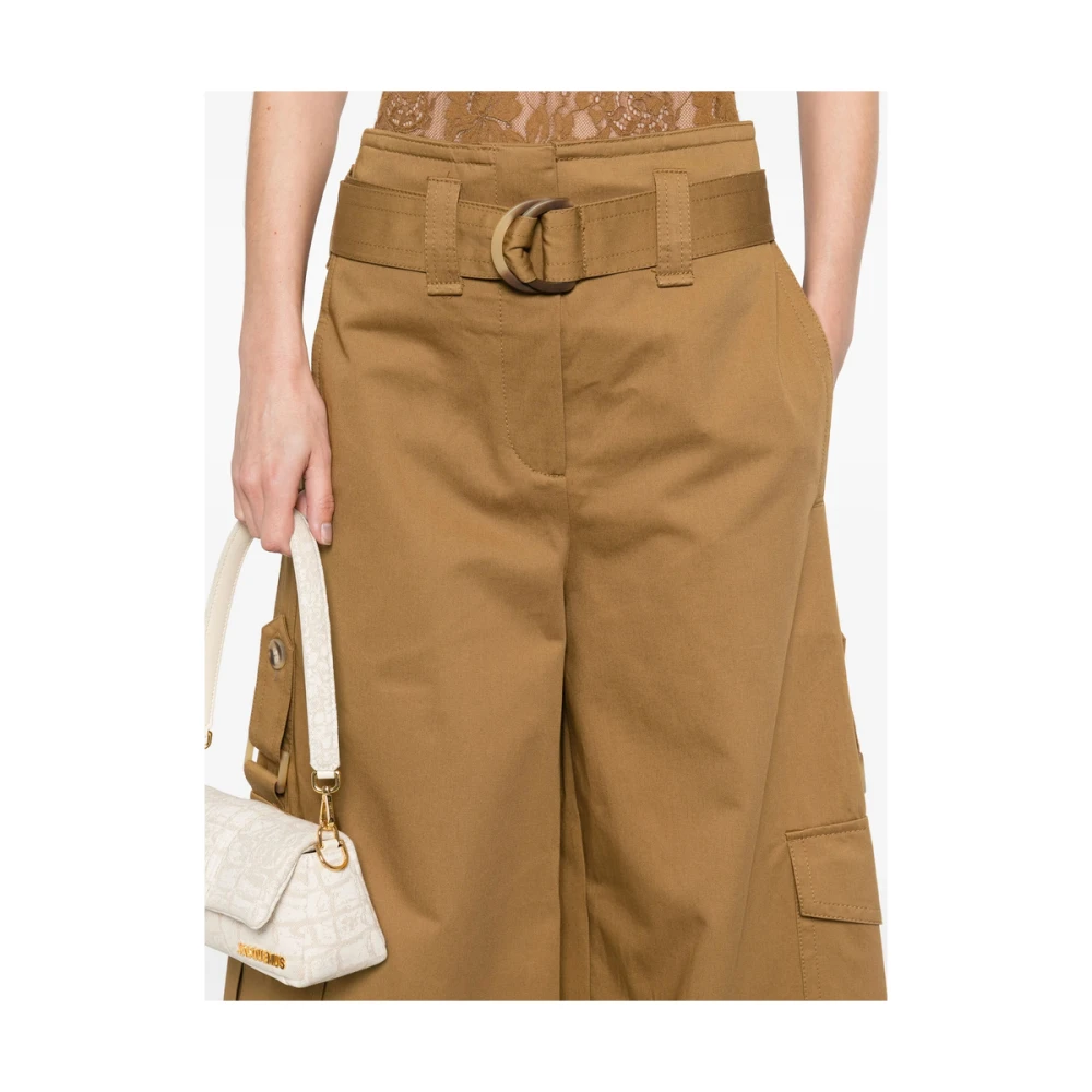 Zimmermann Khaki Riem Utility Broek Brown Dames
