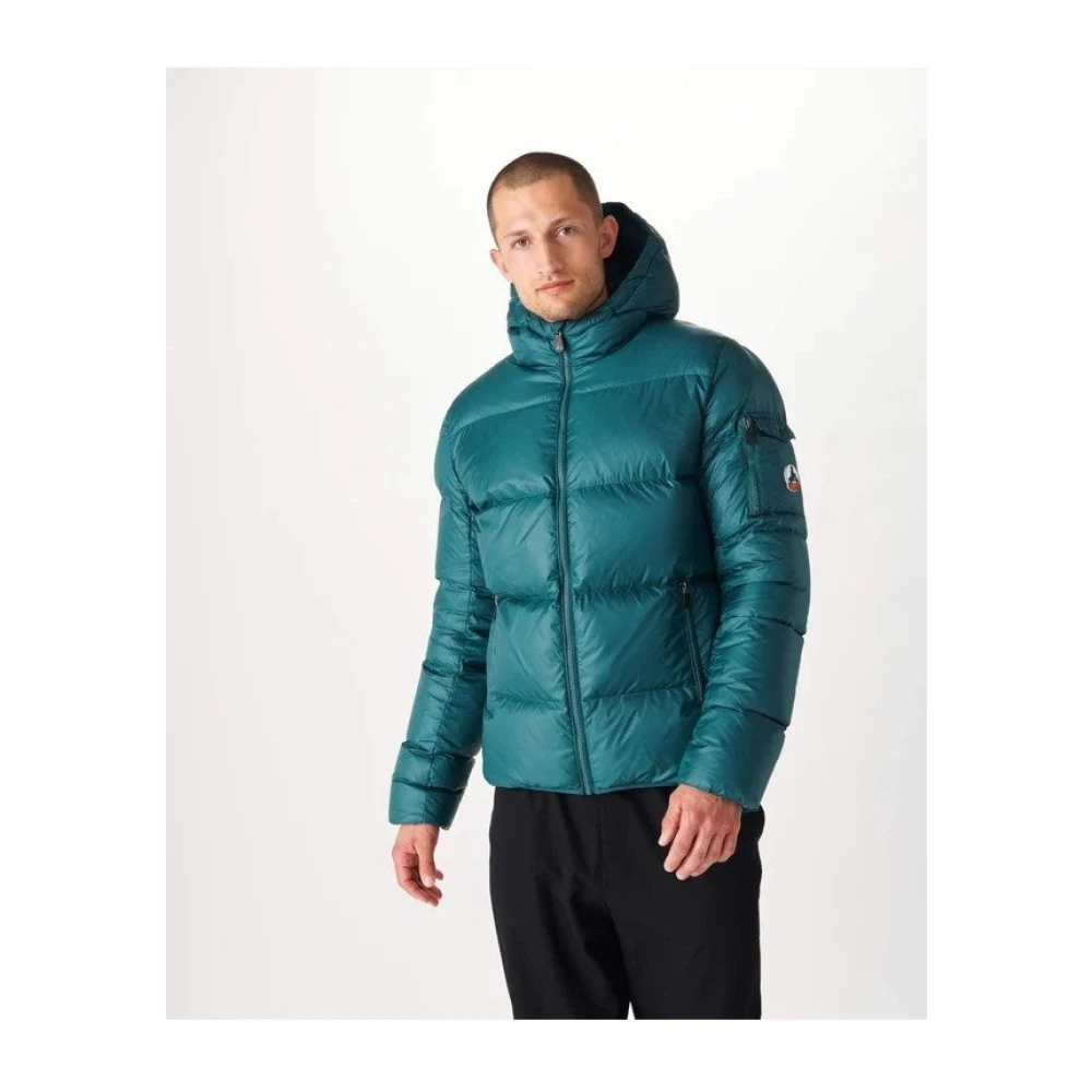 Jott Warme Winterjas Groene Hooded Stijl Green Heren