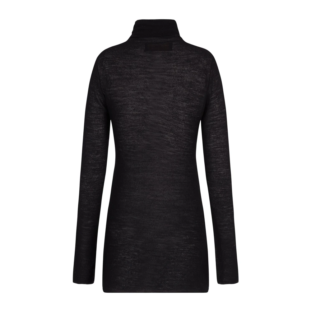 Cortana Jenna zwarte wollen top Black Dames