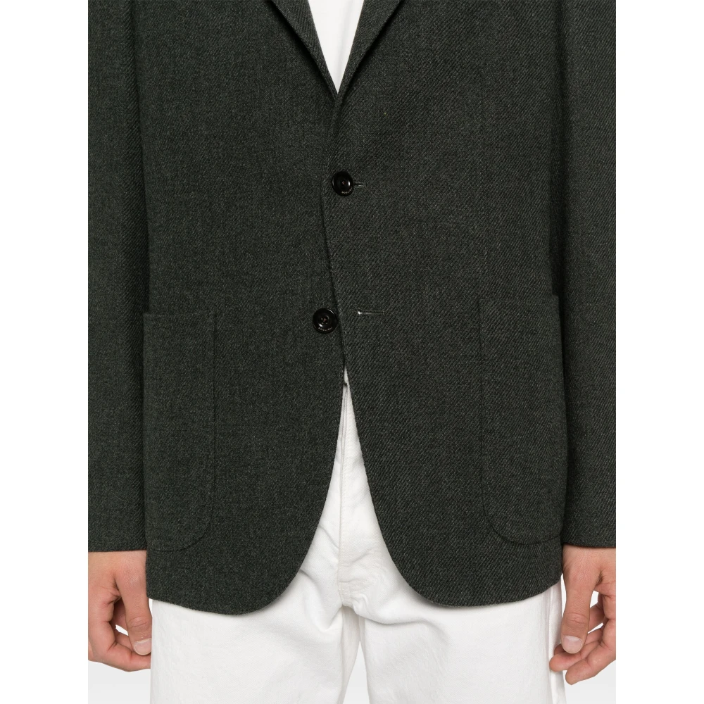 Boglioli Luxueus Wol-Kasjmier Jack Green Heren