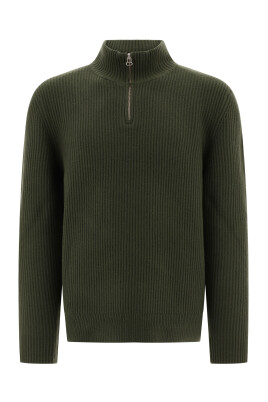 pull-en-tricot-vert-sweater-aw23