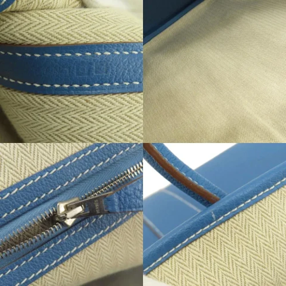 Hermès Vintage Pre-owned Fabric totes Blue Dames