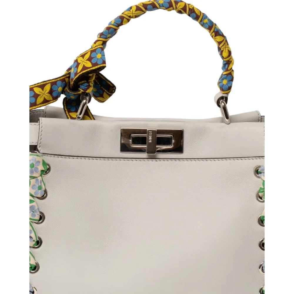 Fendi Vintage Pre-owned Canvas handbags Beige Dames