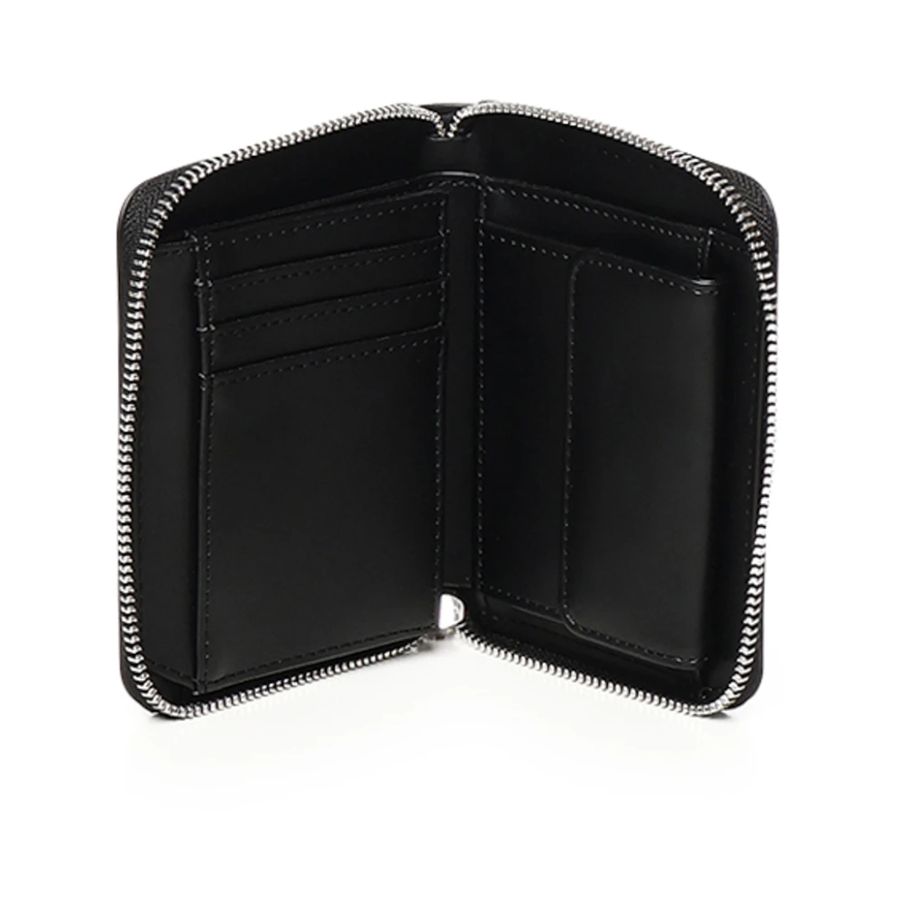 Love Moschino Zwarte Portemonnee met Logobedrukking Black Dames