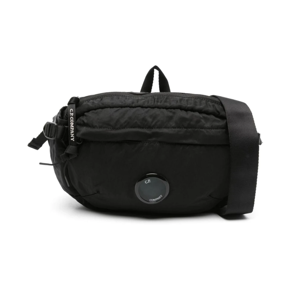 C.P. Company Zwarte Nylon Tas met Lens Detail Black Heren