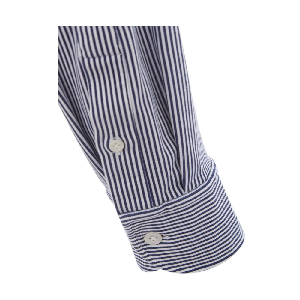 Lardini Multicolor Katoenen Overhemd Blue Heren