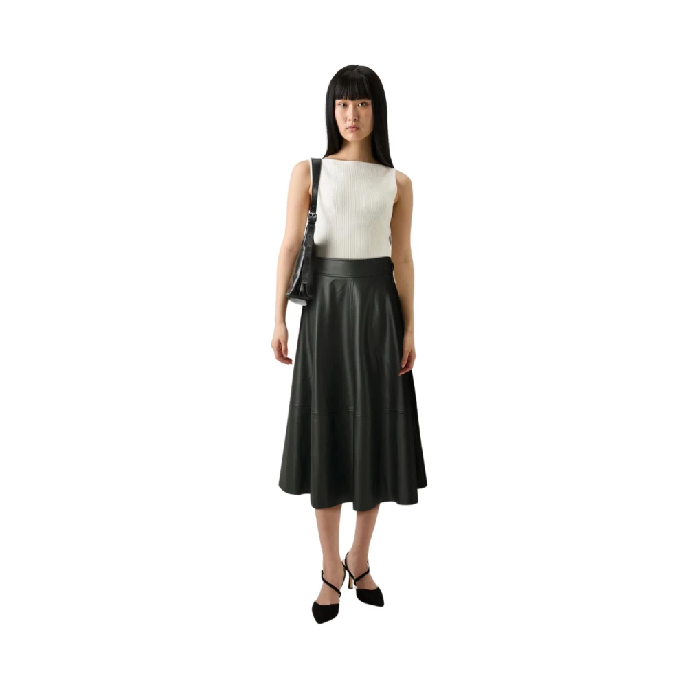 Liu Jo Wijdvallende Rok Black Dames