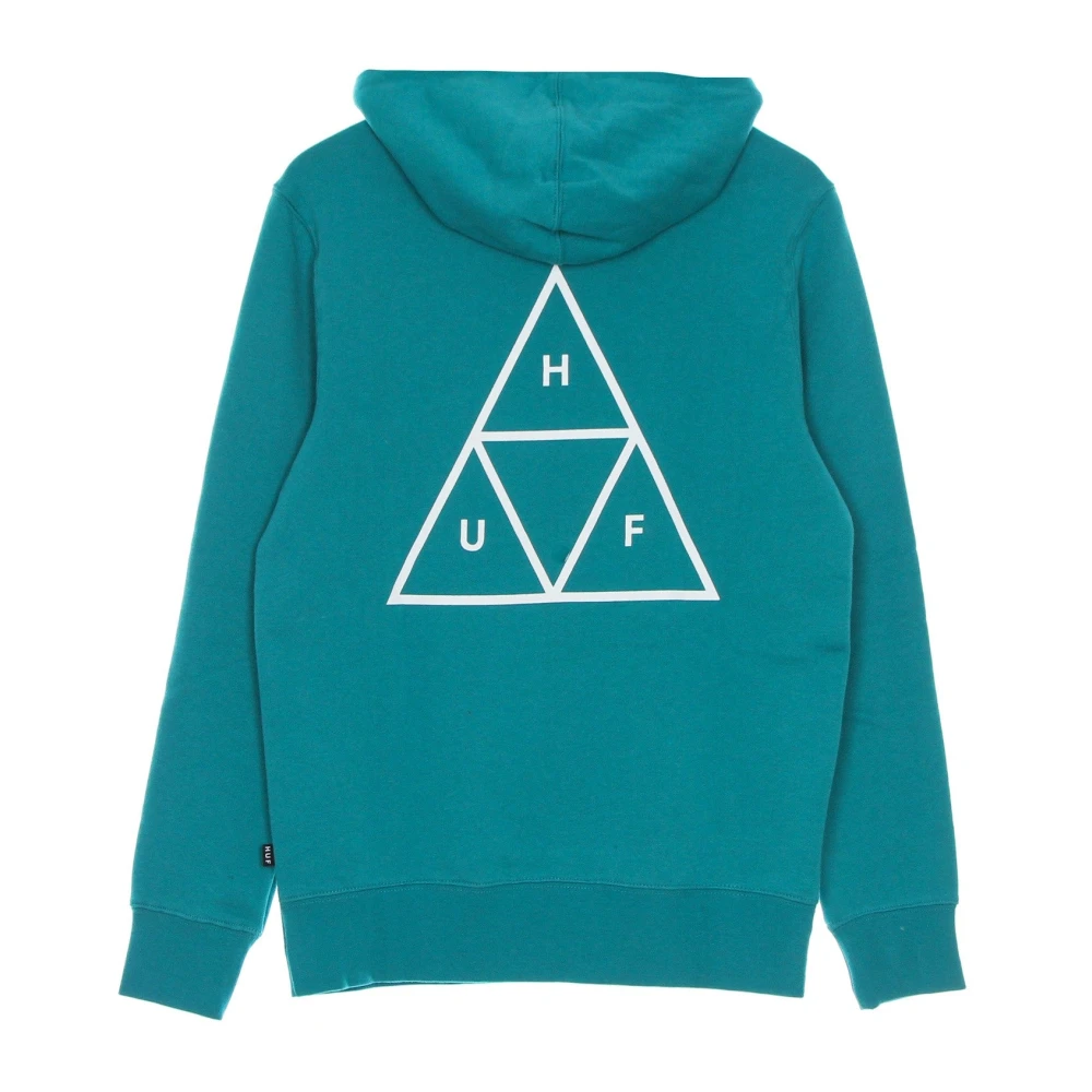 HUF Tropisch Groene Hoodie met Kangoeroezak Blue Heren