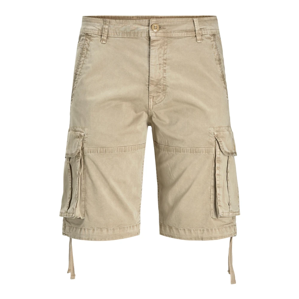 Jack & jones Cargo Shorts met zijzakken Beige Heren