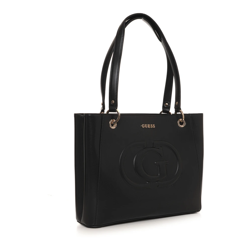 Guess Eco mietta noel Shopper tas Black Dames