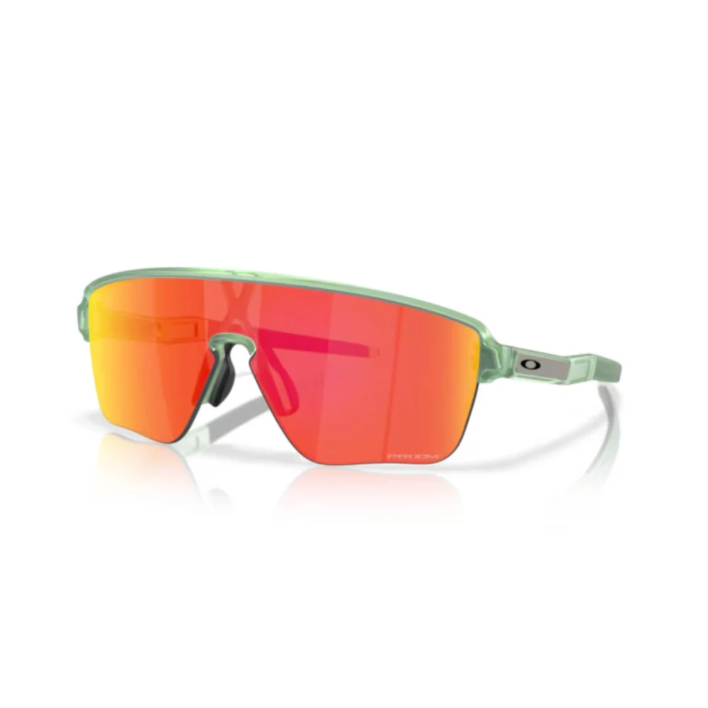 Oakley Sport Solglasögon Svart Polariserad UV Skydd Green, Unisex