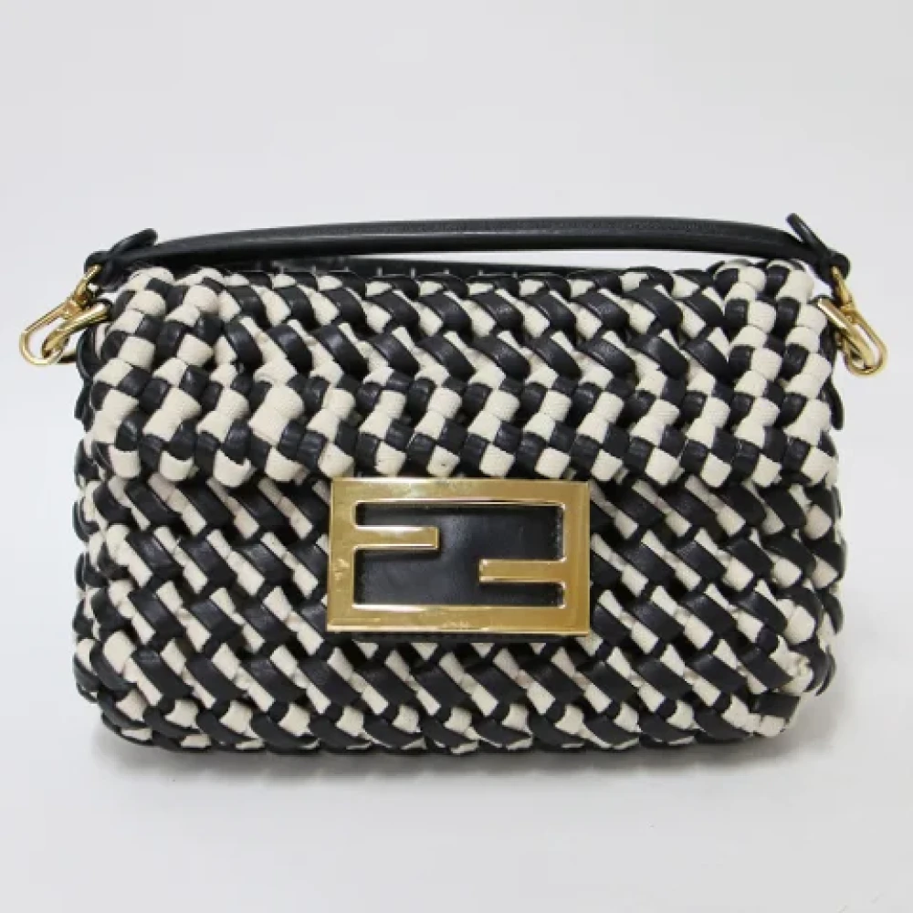 Fendi Vintage Pre-owned Leather fendi-bags Black Dames