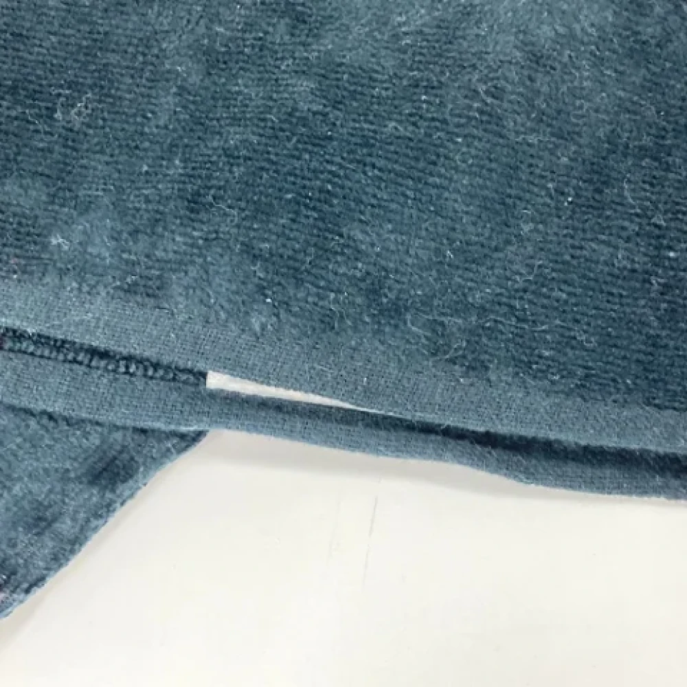 Chanel Vintage Pre-owned Cotton scarves Blue Dames