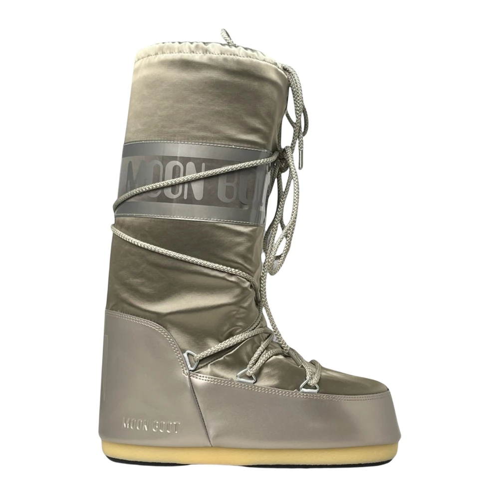 Moon Boot Women's Green Winter Boots, 6 Uk, Icon Glance