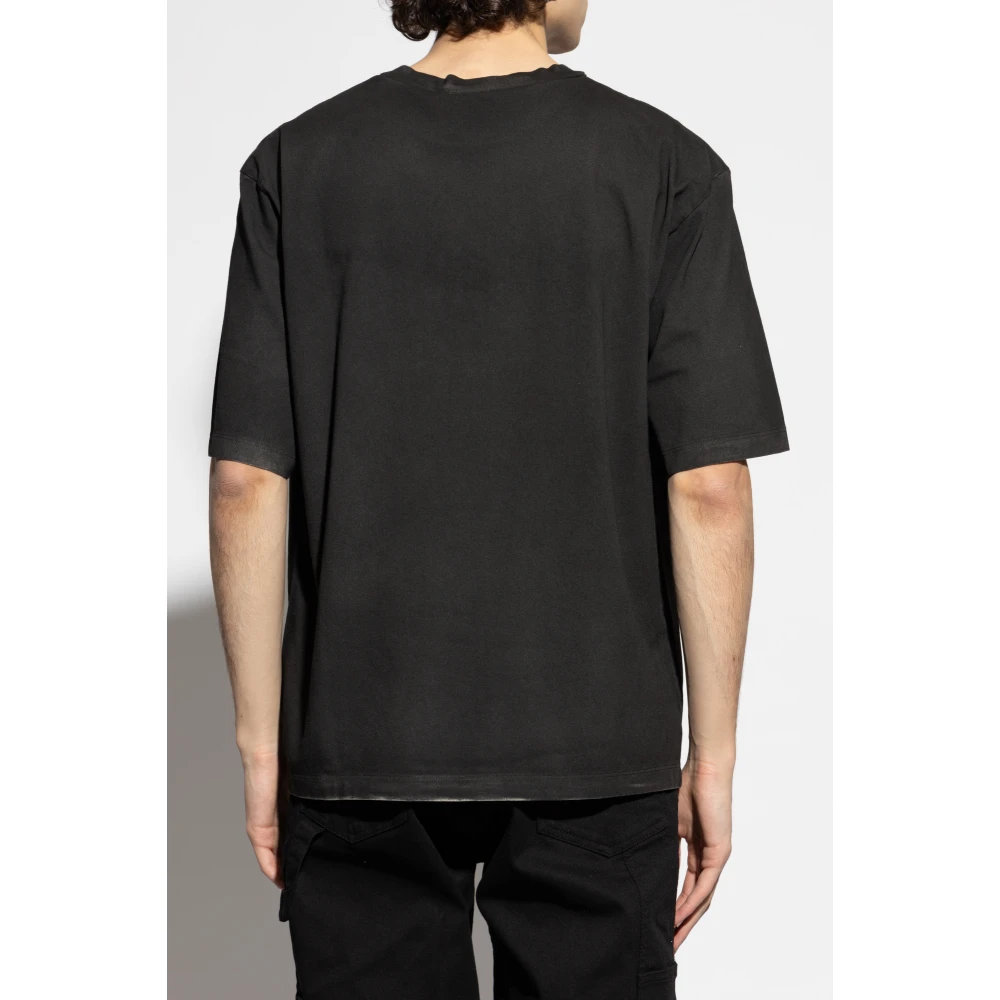 Dsquared2 T-shirt met logo Black Heren