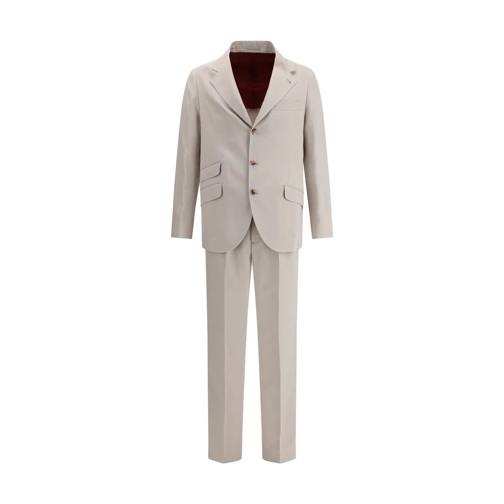 Suits > Suit Sets > Single Breasted Suits - - Brunello Cucinelli - Modalova