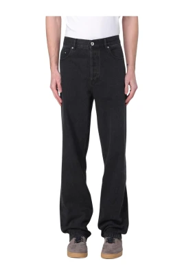 Svarta avslappnade fit jeans