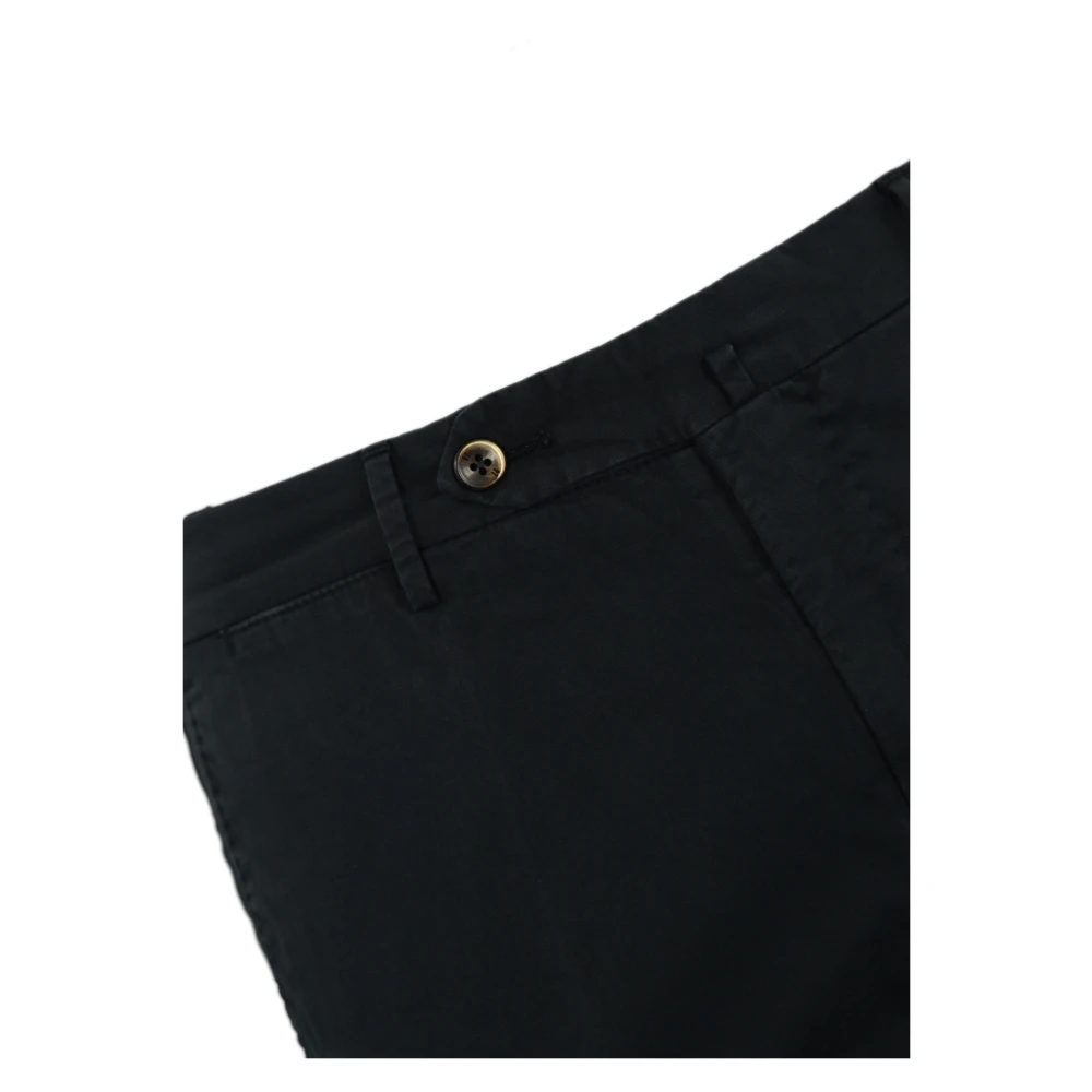 PT Torino Donkerblauwe Katoenen Slim Fit Broek Blue Heren