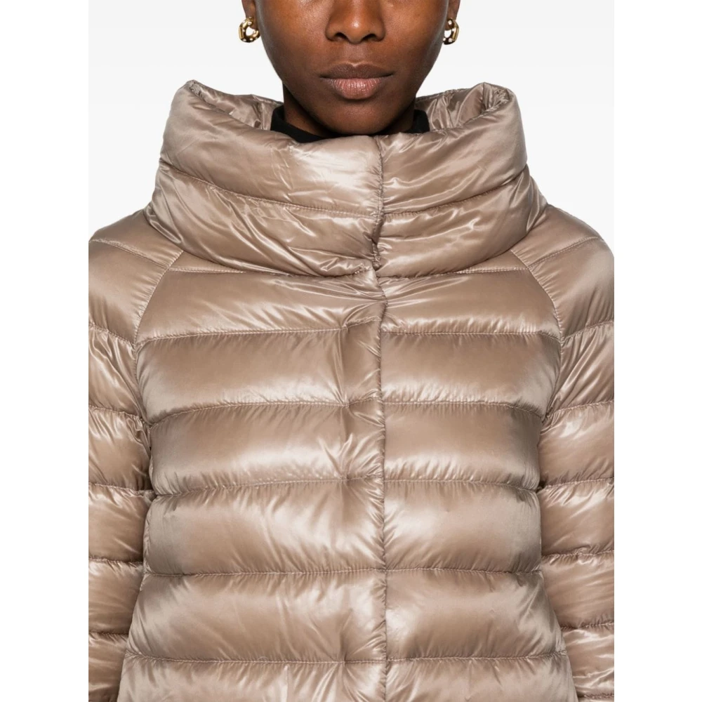 Herno Sofia Cape Jacket Beige Dames