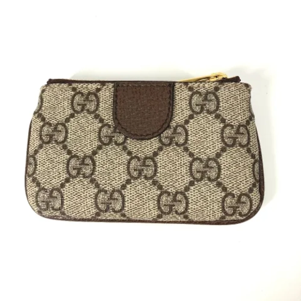 Gucci Vintage Pre-owned Fabric home-office Beige Dames