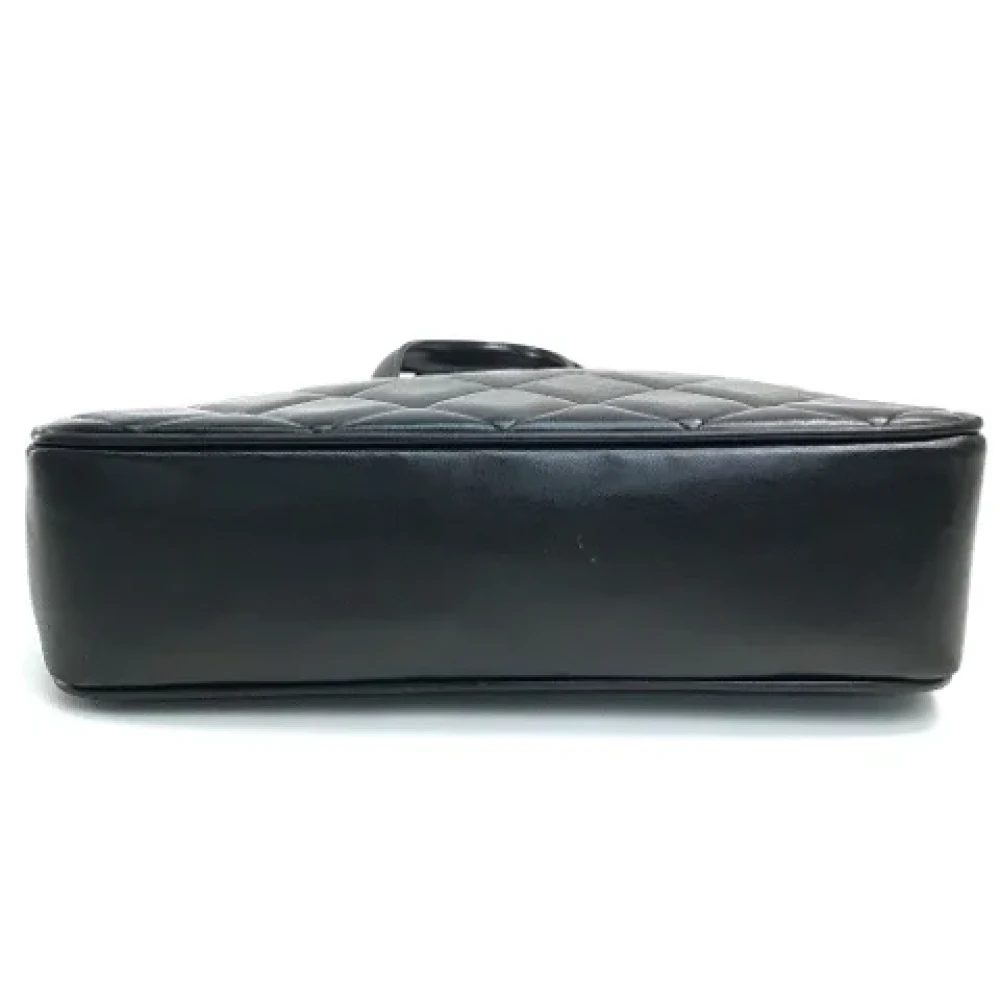 Chanel Vintage Pre-owned Leather chanel-bags Black Dames