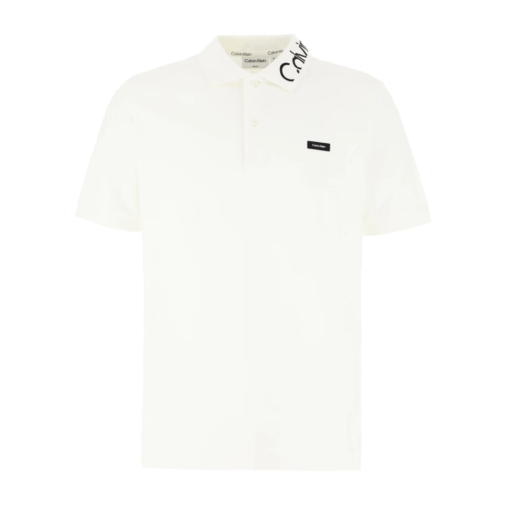 Calvin Klein Klassieke Polo Shirt voor Mannen White Heren