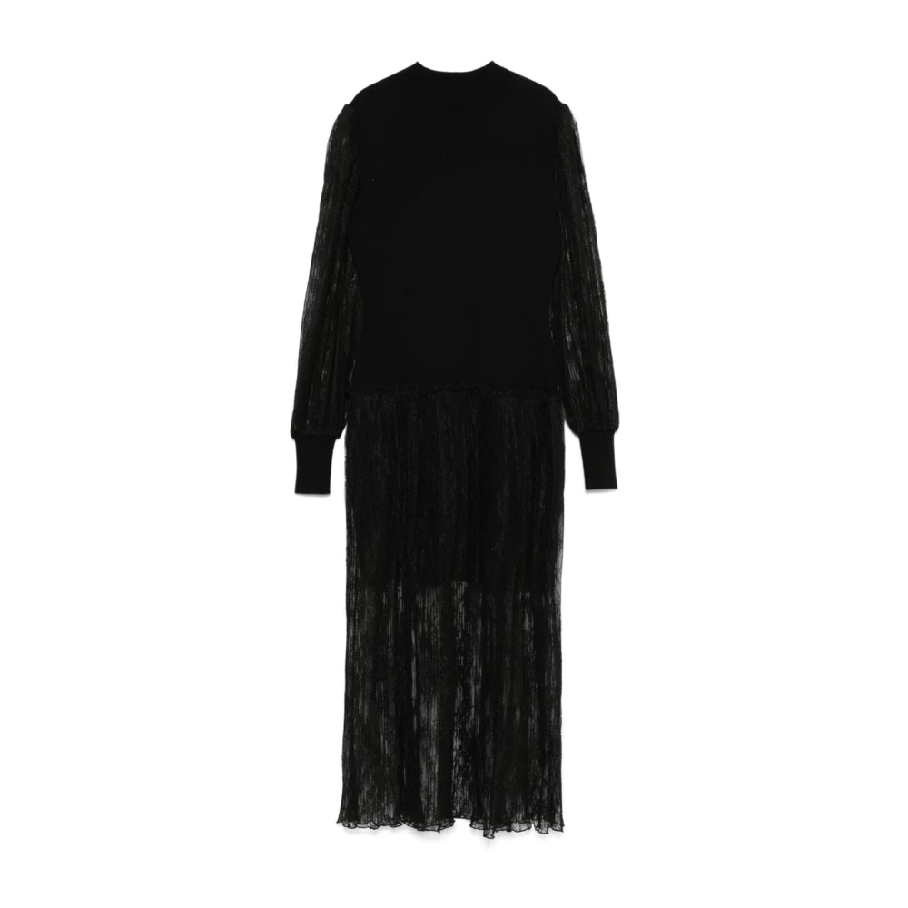 Twinset Zwart Jurk Set Black Dames