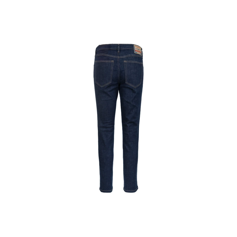 Diesel Damesjeans met knoop en rits Blue Dames