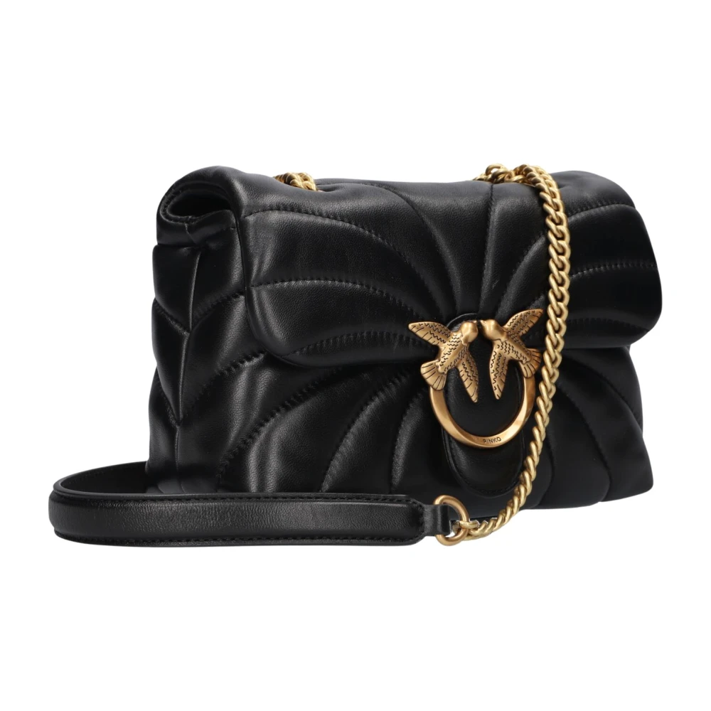 Pinko Love Puff Mini Cl Sheep Nappa - Female - Cross Body Bags - Black - One Size - Bags