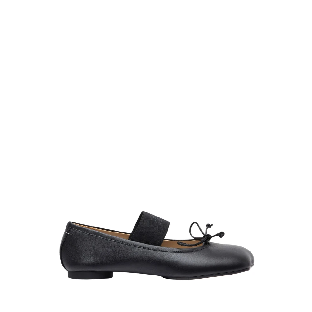 Mm6 Maison Margiela Women's Black Anatomic Ballerina Shoes - Woman Flats Eu - 36 - Image 3
