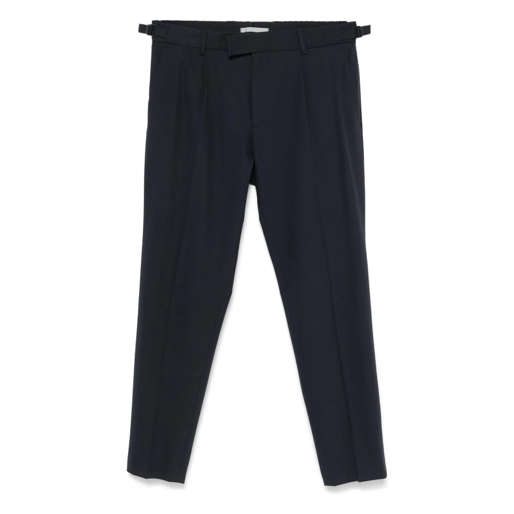 Hugo Boss Wollen broek met zakken Blue Heren