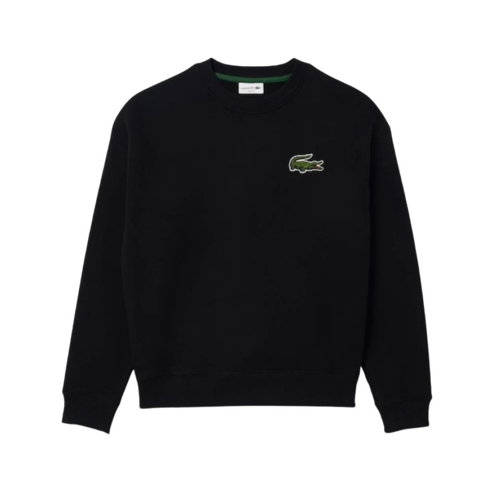 Lacoste Heren Loose Fit Jogger Sweatshirt Black Heren
