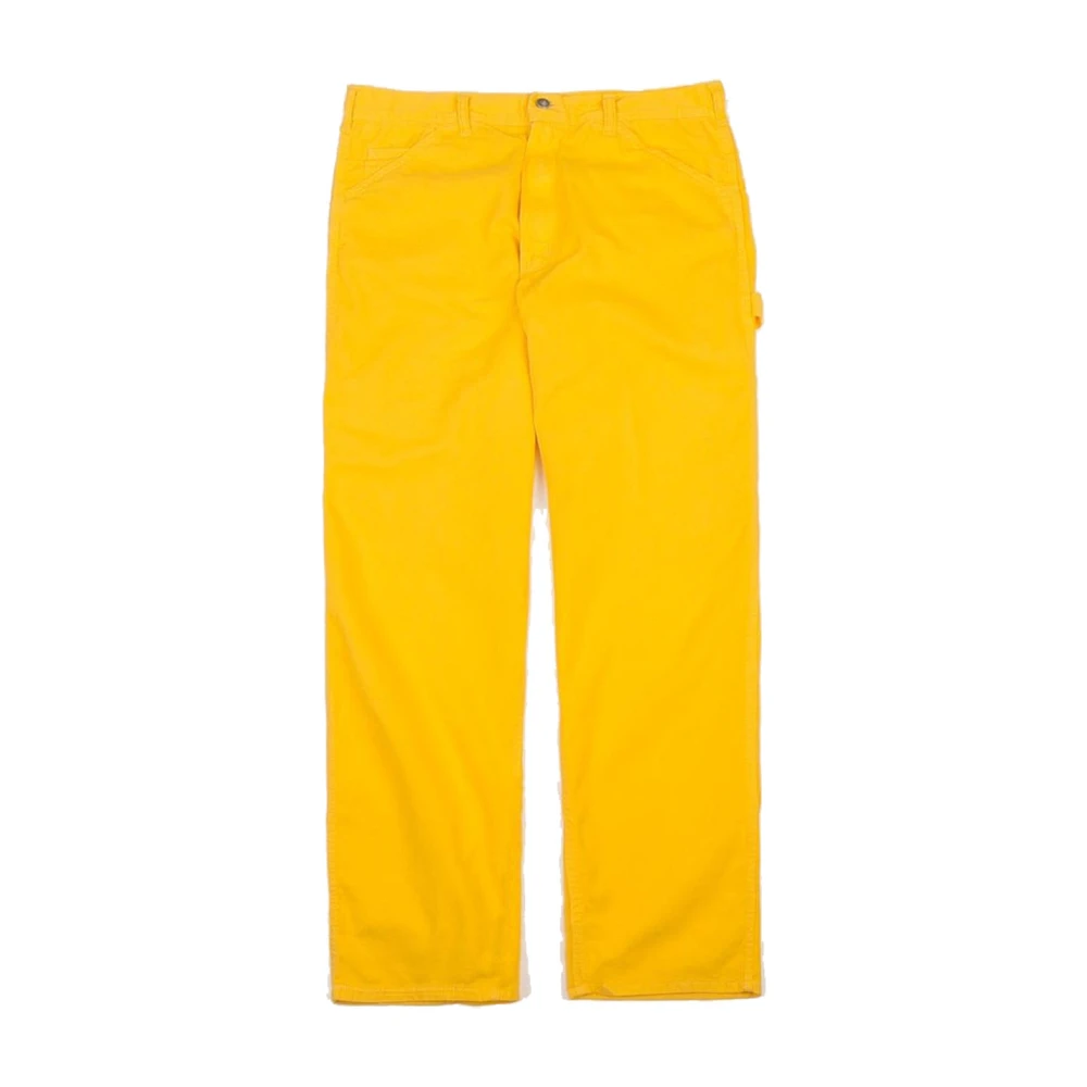 Stan Ray Cropped Trousers Yellow Heren