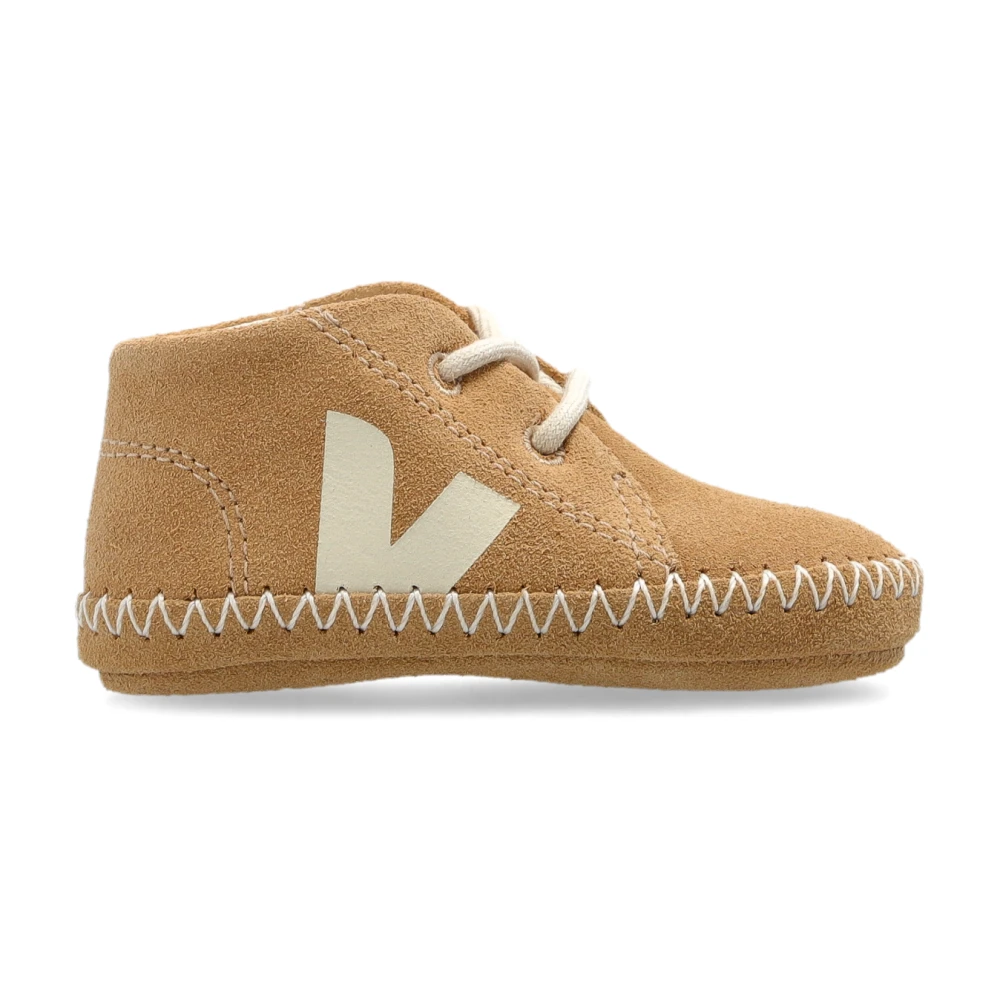 Veja Skor Baby Light ZZ Suede Beige, Unisex