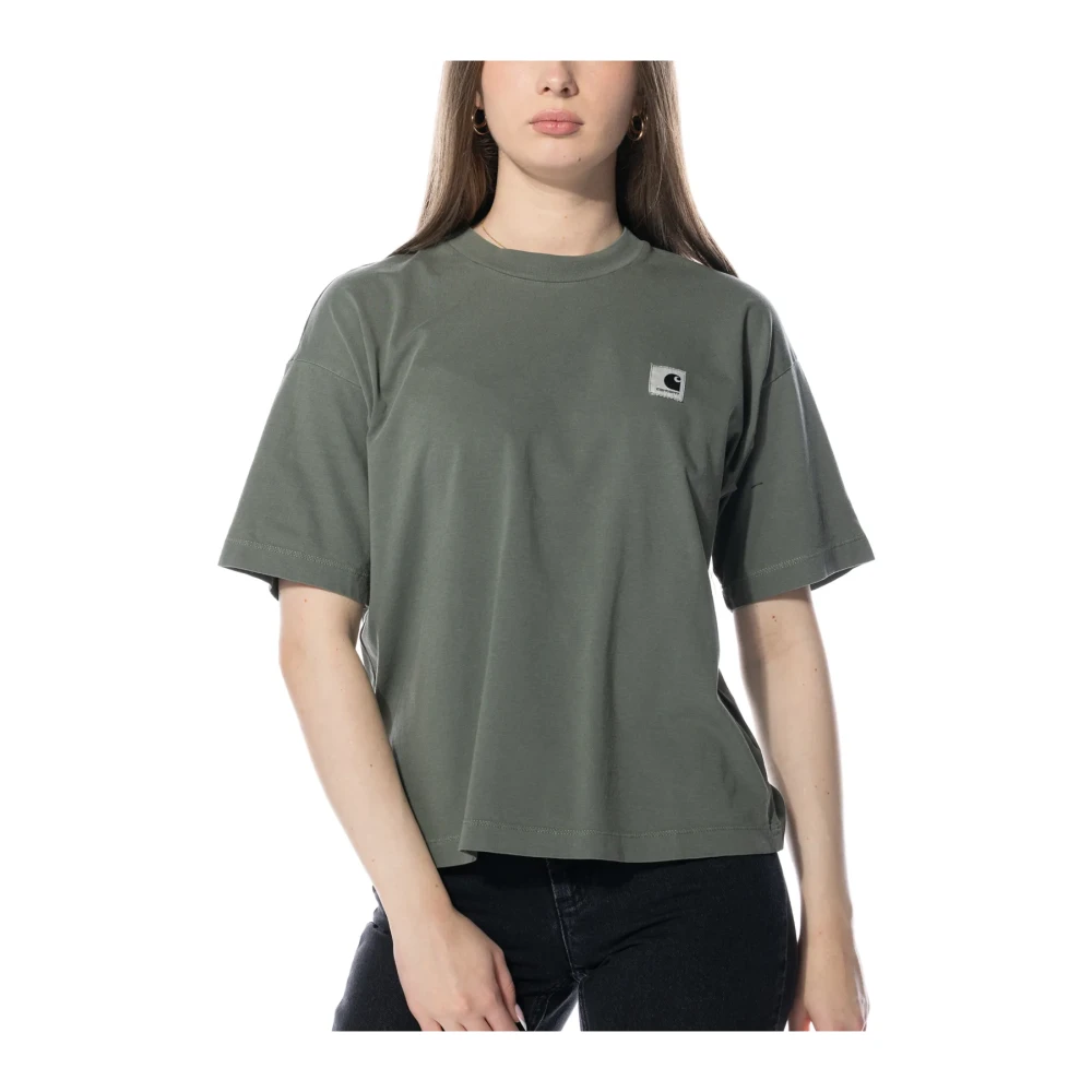 Carhartt WIP Nelson T-shirt voor vrouwen Green Dames