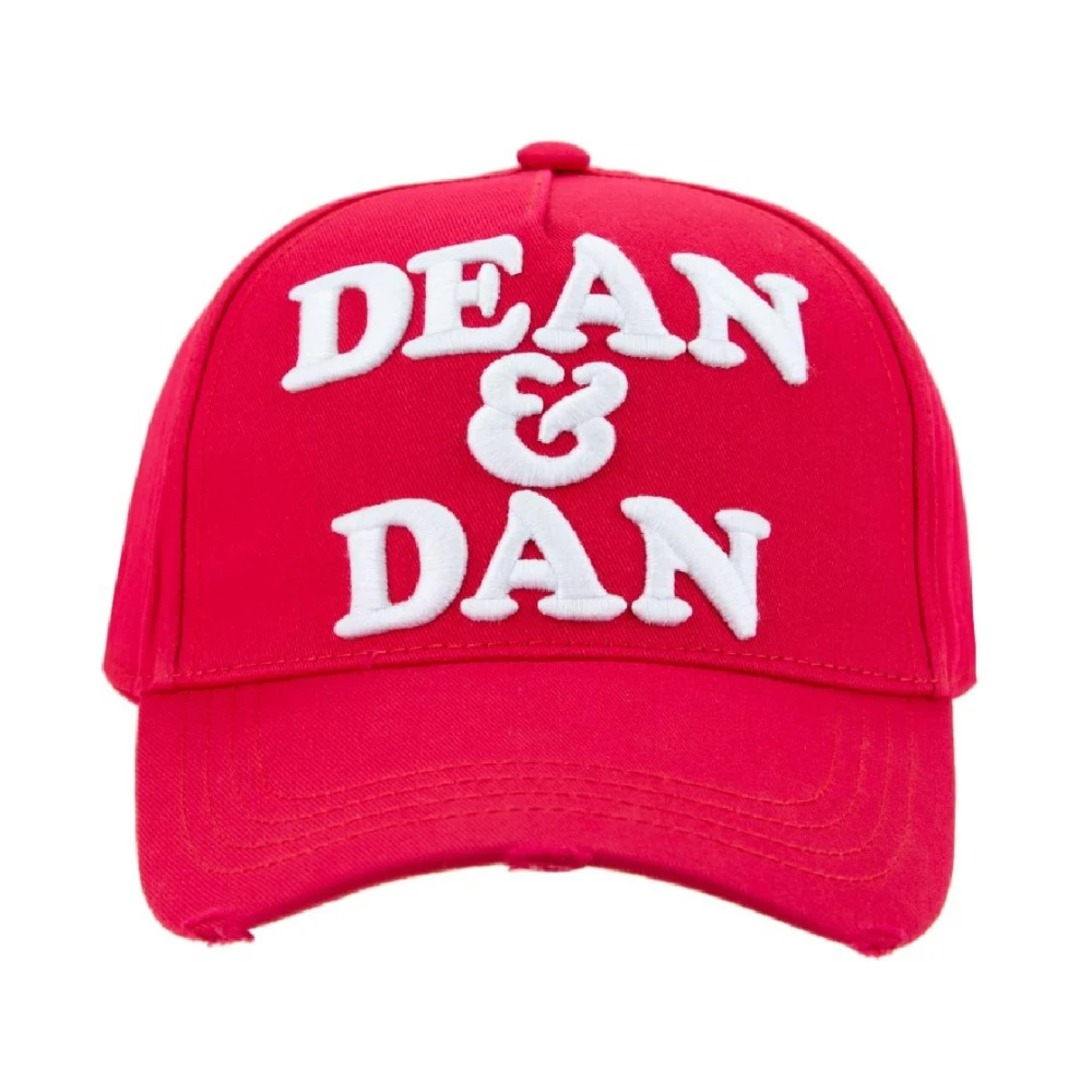 Dsquared2 Contrast Logo Baseballpet Red Unisex