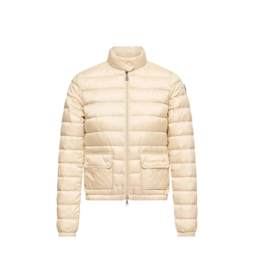 Moncler Beige Winter Jackets, Unisex, 1 M, Lans Jacket
