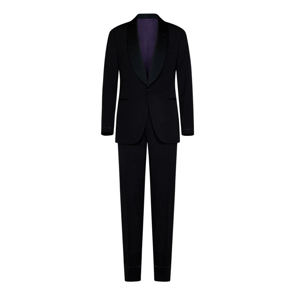 Ralph Lauren Uomo Nero Abito In Cashmere - Immagine 2