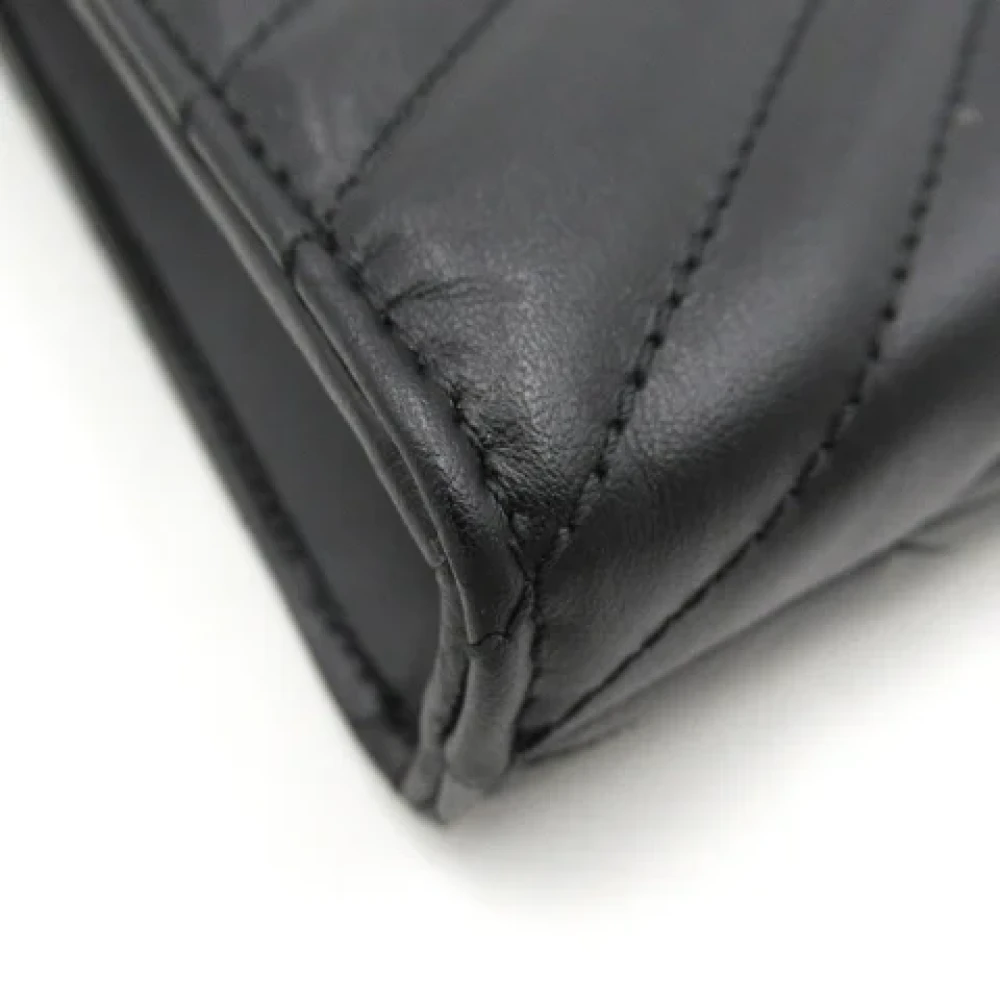 Gucci Vintage Pre-owned Leather gucci-bags Black Dames